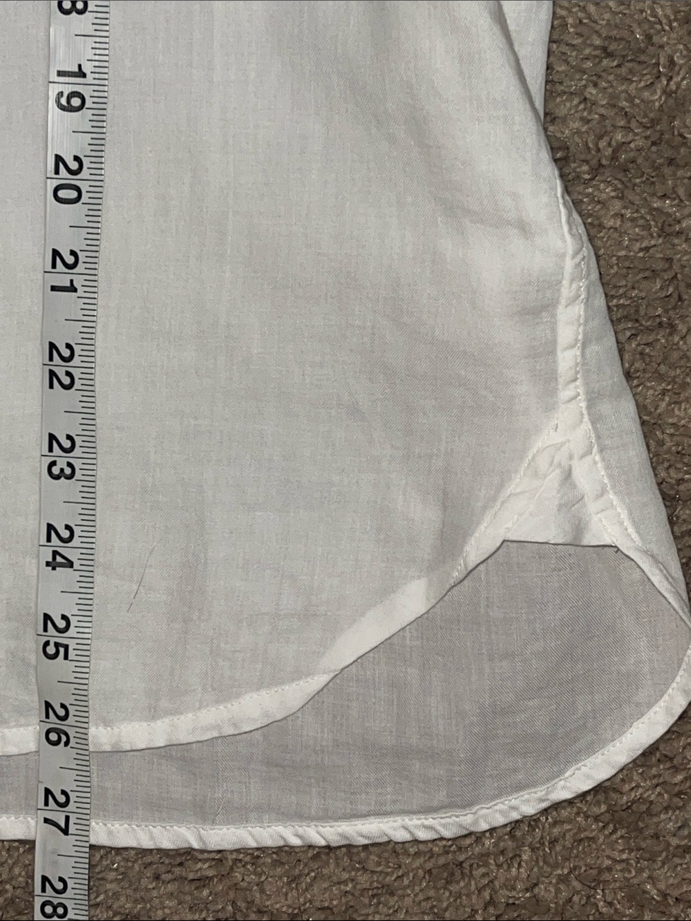 NWT Polo Ralph Lauren Tuxedo Blouse White Cotton Sz. 16 - Picture 7 of 12